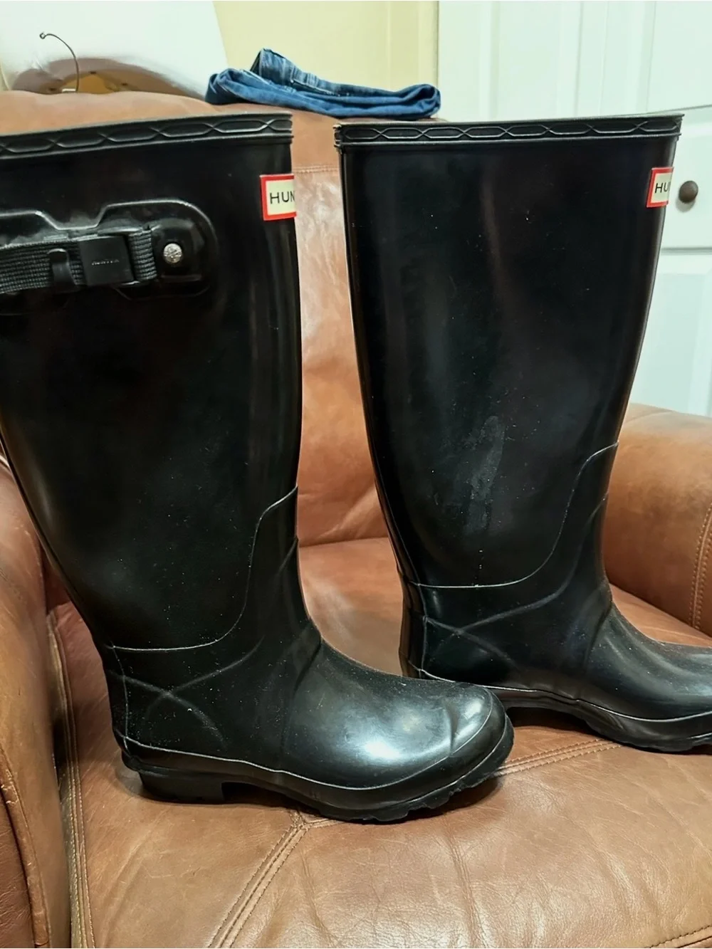 Hunter | “Huntress Gloss New” Boots - Unisex M5/W6